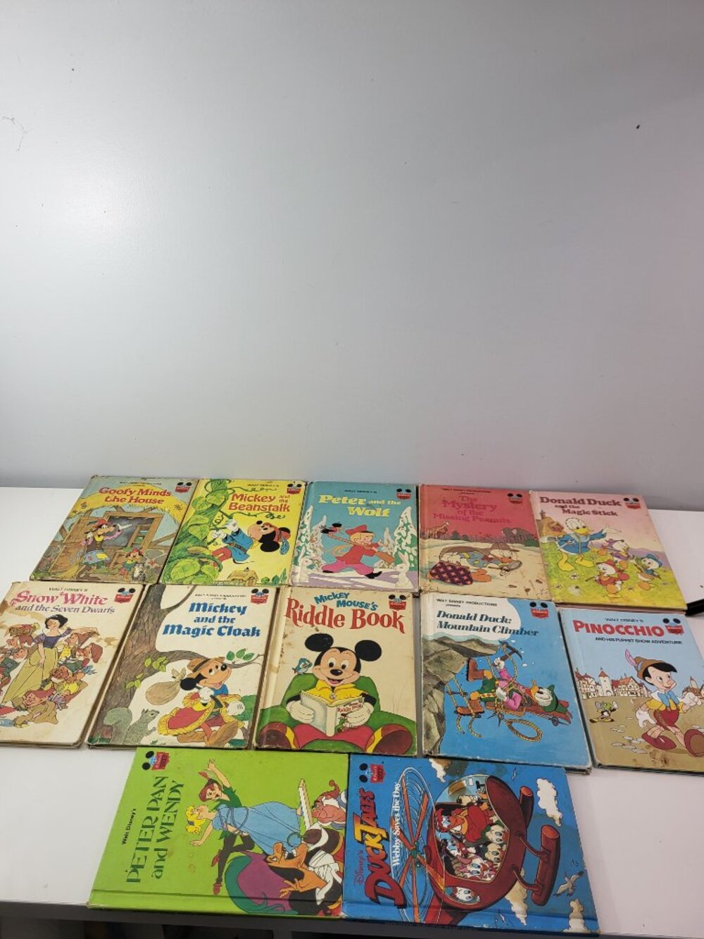 Lot of 12 Vintage Walt Disney's Wonderful World of Reading Children's Books - Picture 3 of 11